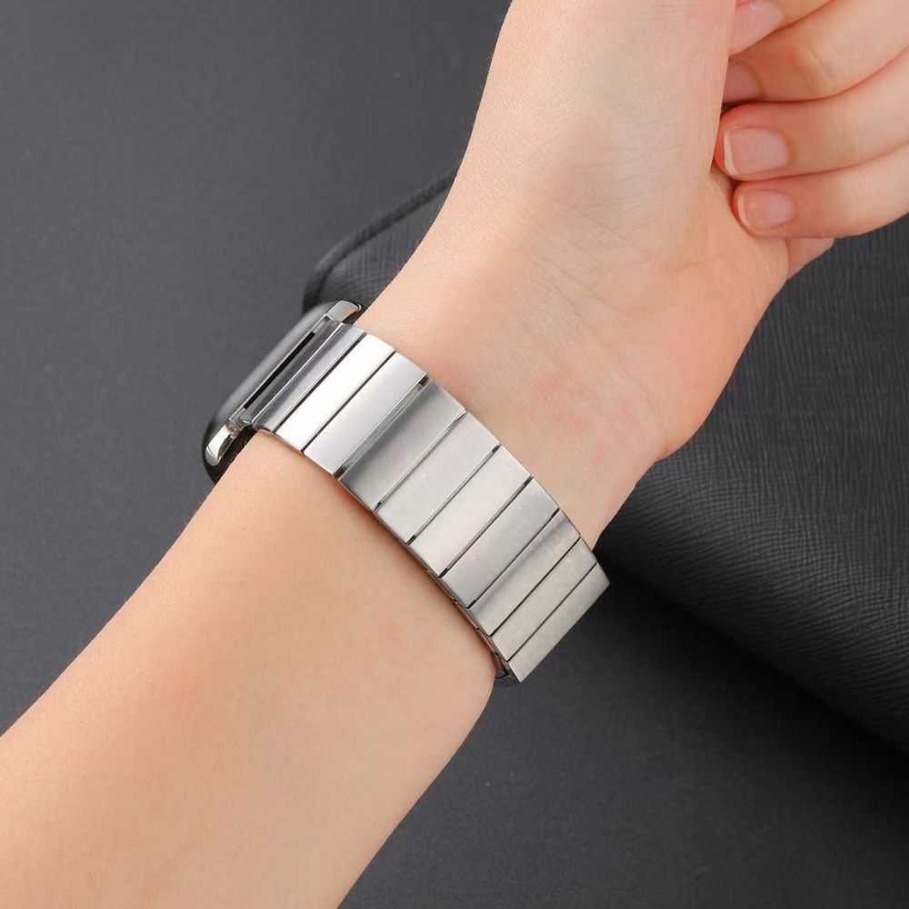 WsC Link Bracelet  Apple Watch Strap  Silver
