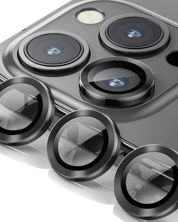 Black Camera Lens Protector for iPhone 14 Pro Max