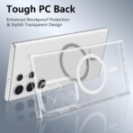 S22 Ultra Magsafe Transparent Case