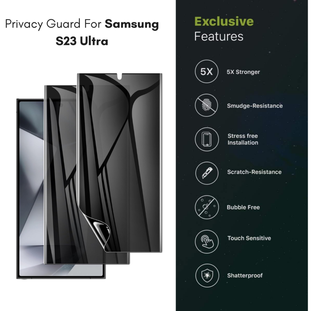 S22 Ultra Screen Protector Glass Privacy