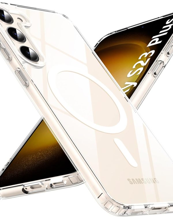 S23 Plus Magsafe Transparent Case