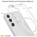 Sam S24 Magsafe transparent Case