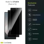 Samsung Z Fold 6 Privacy Screen Protector Glass