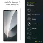 Samsung Z Fold 6 Tempered Glass