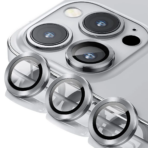 Silver Camera Lens Protector for iPhone 14 Pro Max