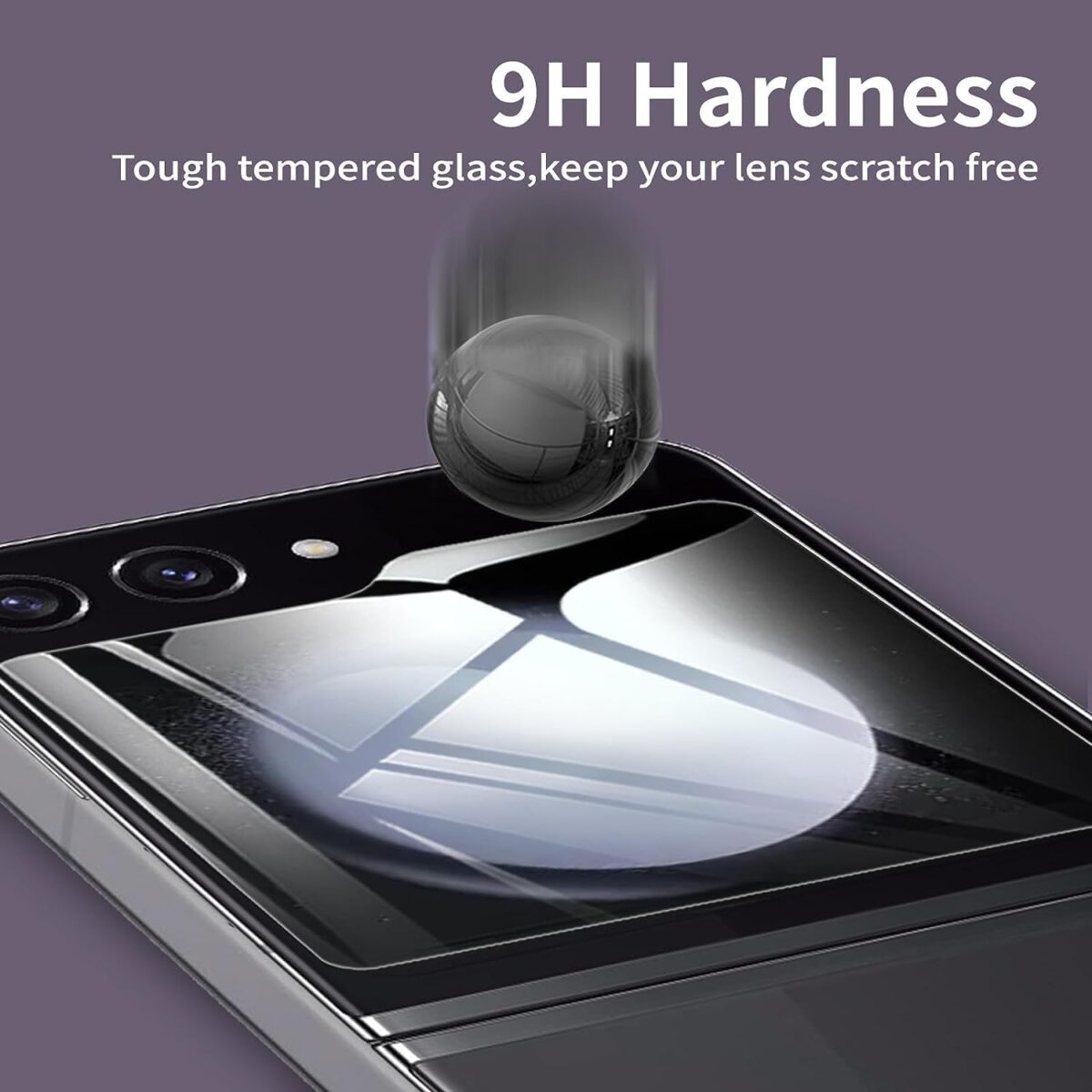 Tempered Glass Screen Protector for Z Flip 6