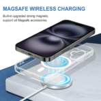 Transparent Magsafe Case for iPhone 16 Plus