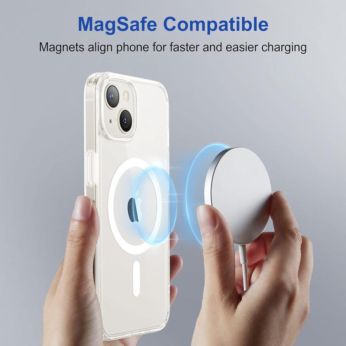 Transparent Magsafe case for iPhone 14 Plus