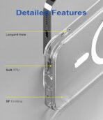 Transparent Magsafe case for iPhone 15 Plus