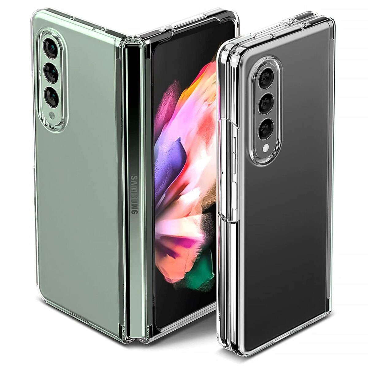 Z Fold 3 Transparent Clear Case