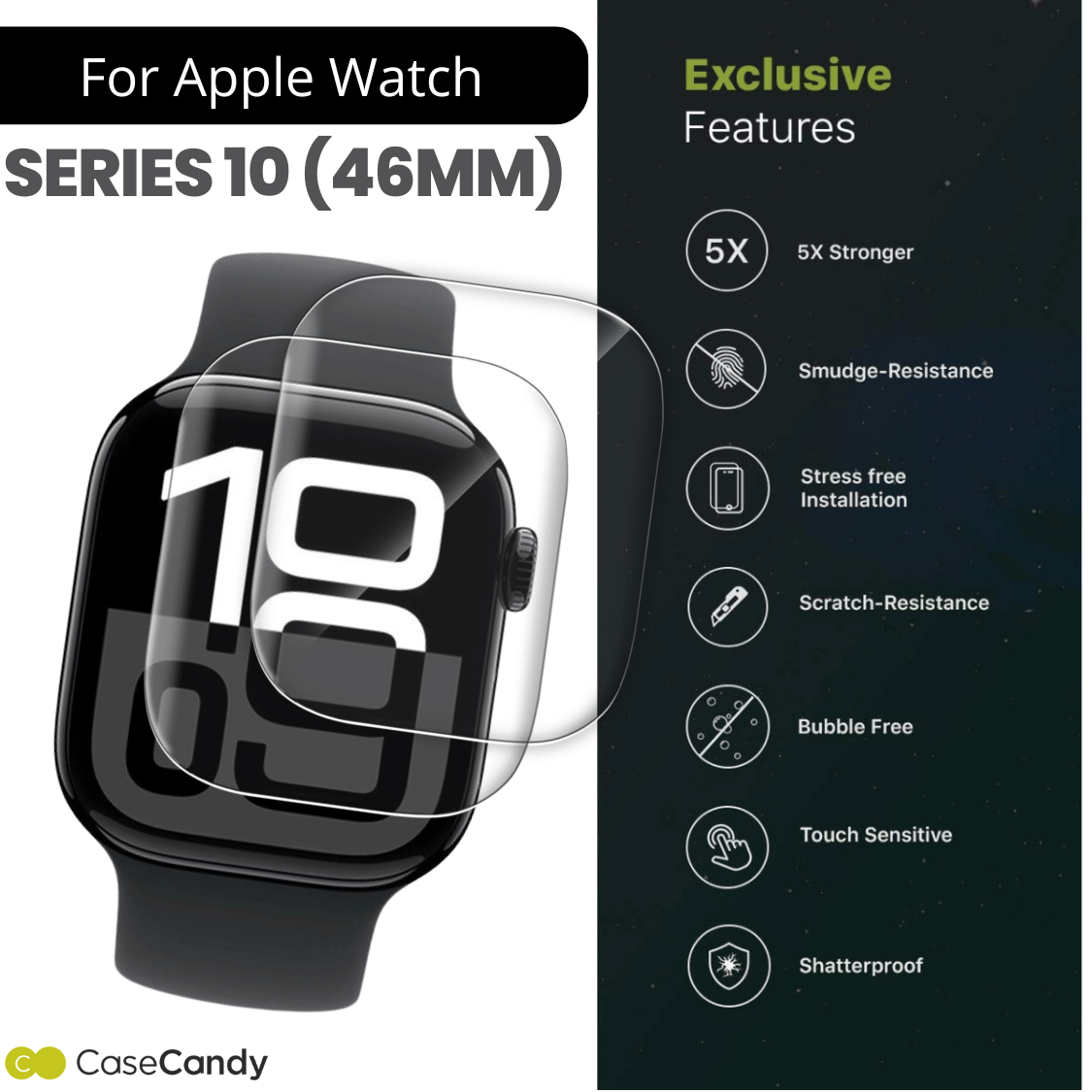 Apple Watch Series 11 Series 10 46mm 42mm Screen Protector
