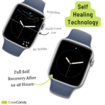 apple watch silicon screen protector casecandy