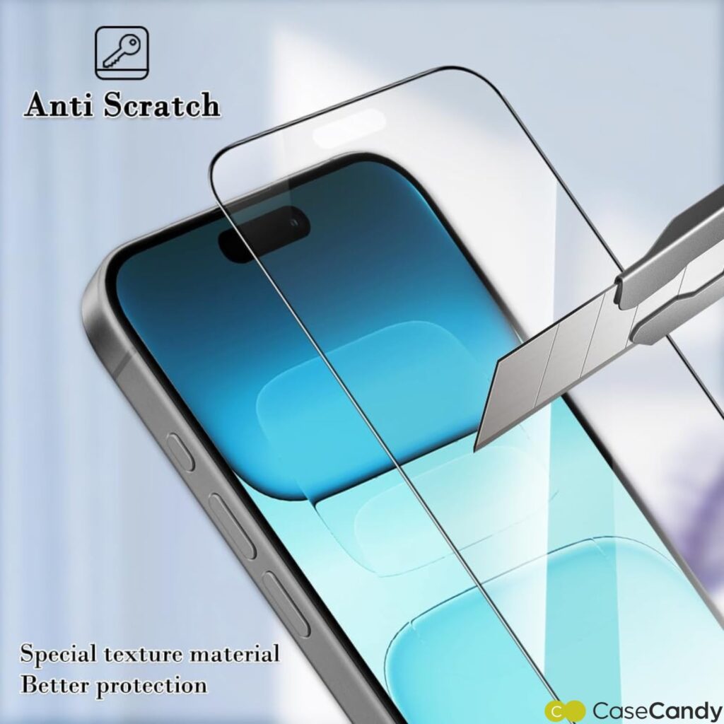 iPhone 16 Plus 15 Plus Tempered Glass Screen Protector