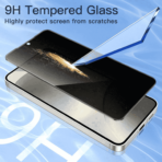 privacy tempered glass for samsung s24 Plus