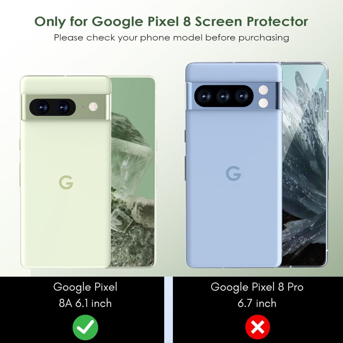 tempered glass for pixel 8a