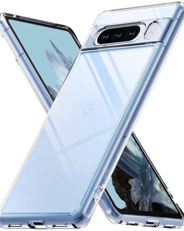 Casecandy Real Crystal Clear Back Cover Case for Pixel 8 Pro