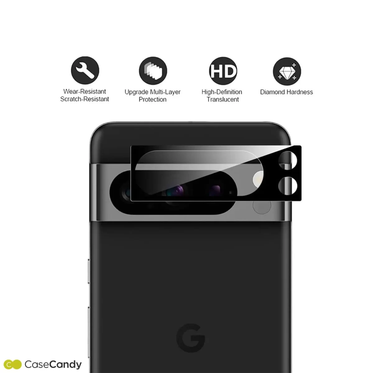 Pixel 8 Camera Lens Tempered Glass Protector