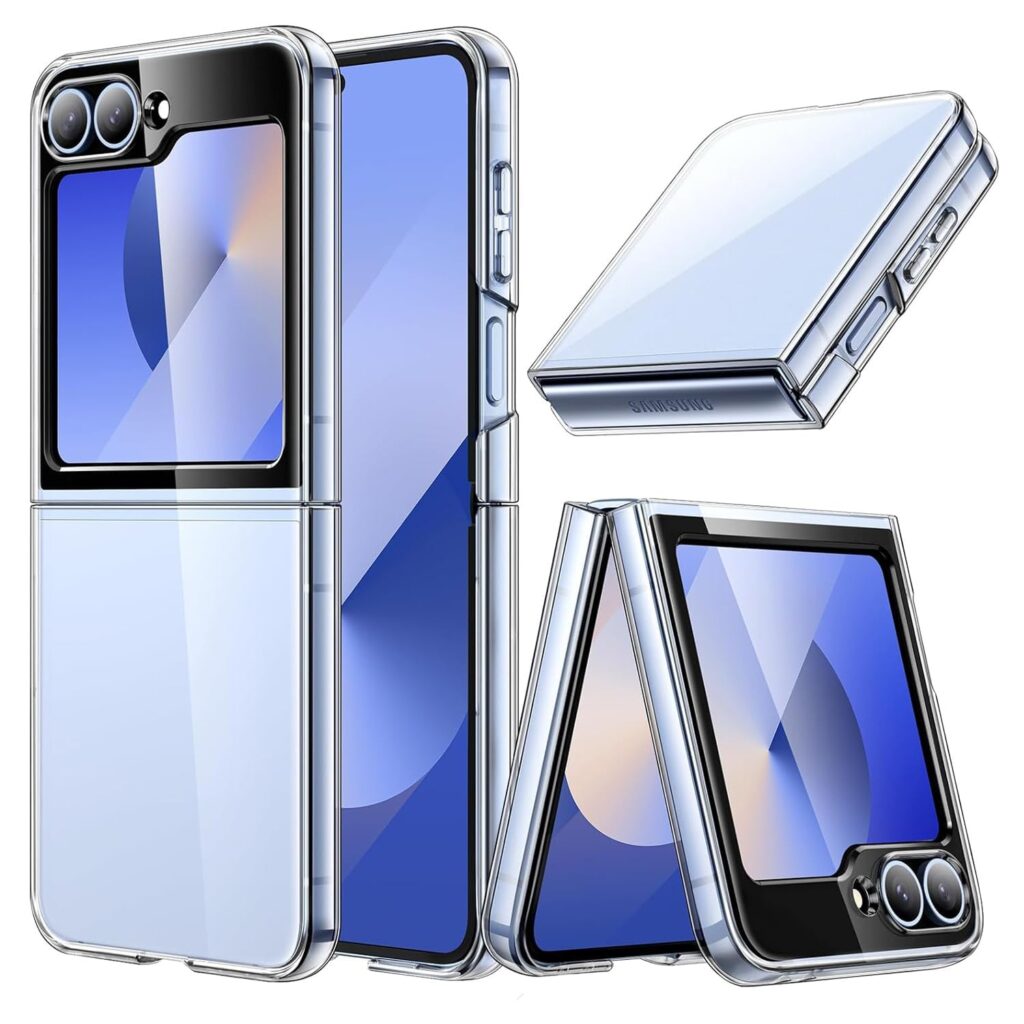 Samsung Z Flip 5 Transparent Case Clear