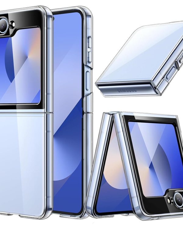 Transparent Clear Case for Samsung Z Flip 6