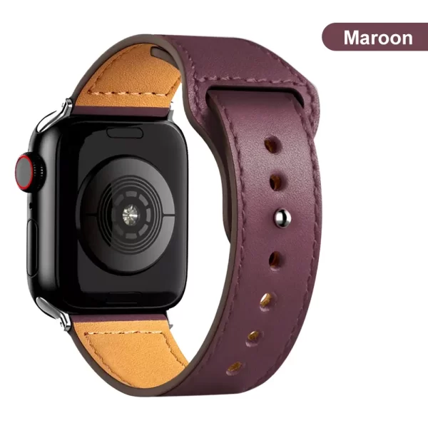 apple watch leather strap aroon