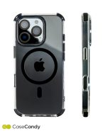 MagSafe Black Bumper Transparent Case for iPhone 16 Pro (3)