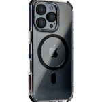 MagSafe Black Bumper Transparent Case for iPhone 16 pro max