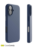 MagSafe Blue Bumper Transparent Case for iPhone 16 Pro (2)