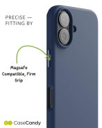 MagSafe Blue Bumper Transparent Case for iPhone 16 Pro (4)