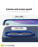 MagSafe Blue Bumper Transparent Case for iPhone 16 Pro (5)