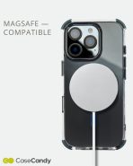 MagSafe Blue Bumper Transparent Case for iPhone 16 pro max (8)