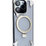 MagSafe Mechanical Case for iPhone 15 Pro Silver