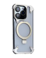 MagSafe Mechanical Case for iPhone 16 pro max Silver