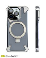 MagSafe Mechanical Case for iPhone 16 pro max Silver (3)