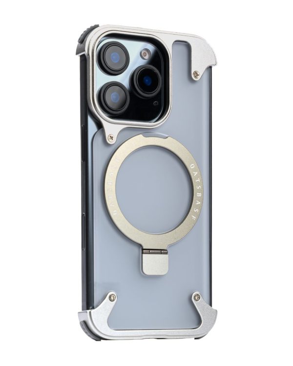MagSafe Mechanical Case for iPhone 16 pro max Silver