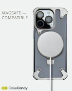 MagSafe Mechanical Case for iPhone 16 pro max Silver (8)