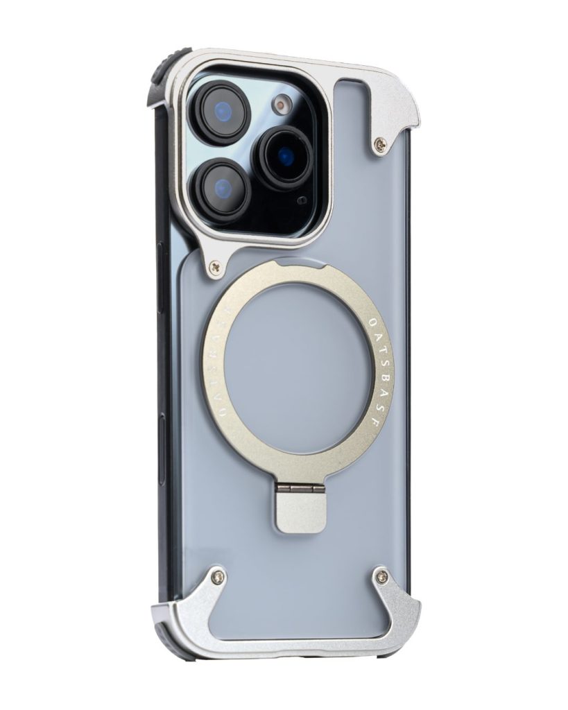 MagSafe Mechanical Case for iPhone 16 pro max Silver