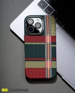 Magsafe Carbon Fiber Case for iPhone 15 Pro max Race Track Red Green (6)