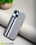 Magsafe Carbon Fiber Case for iPhone 15 plus Race Track – Gray (7)