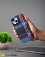 Magsafe Carbon Fiber Case for iPhone 15 plus – Race Track Blue Red (6)