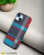 Magsafe Carbon Fiber Case for iPhone 15 plus – Race Track Blue Red (7)