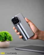 Magsafe Carbon Fiber Case for iPhone 16 Pro Race Track Gray (5)