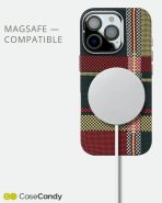 Magsafe Carbon Fiber Case for iPhone 16 Pro Race Track Red Green (8)