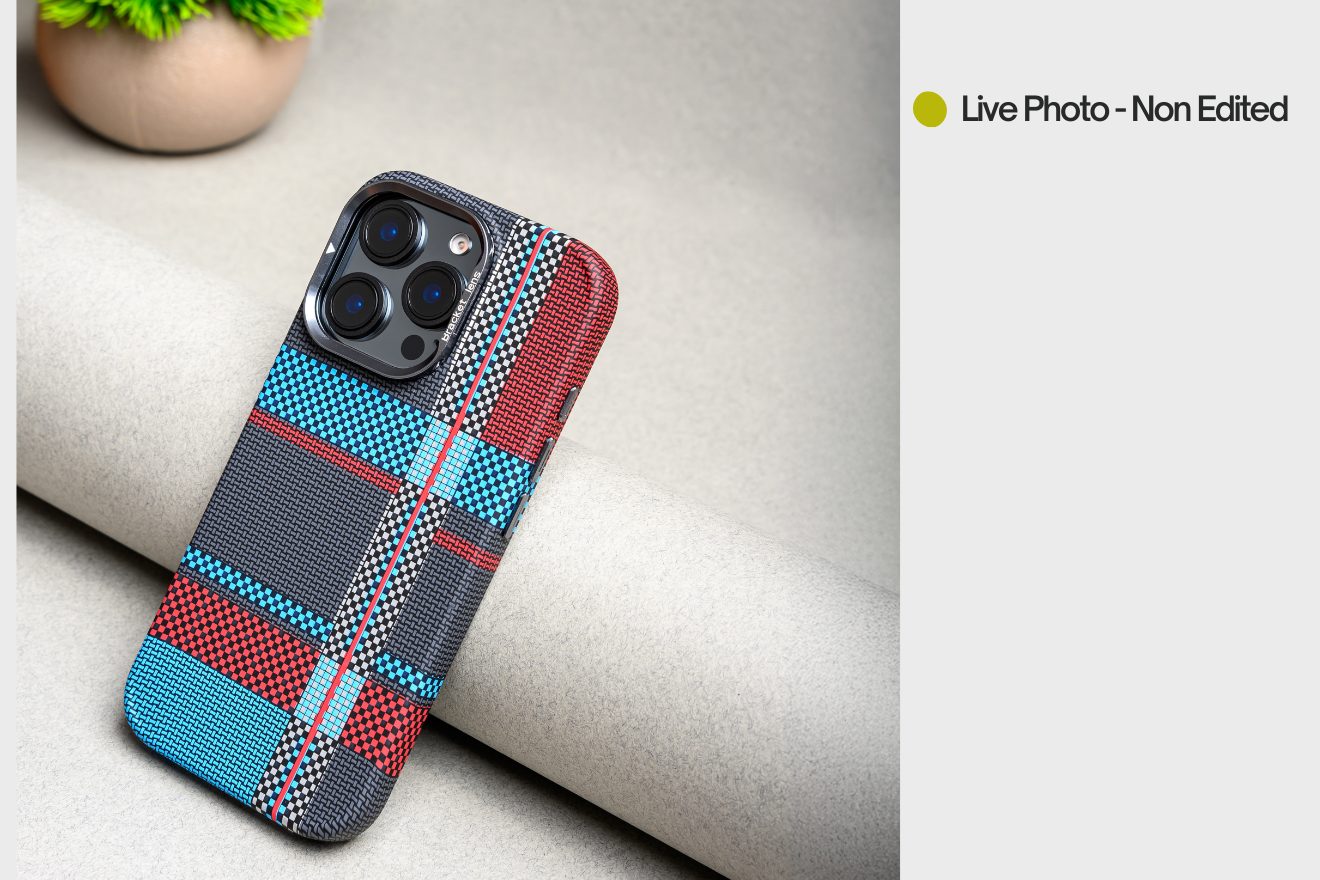 Magsafe Carbon Fiber Case for iPhone 16 pro max Race Track BlueRed