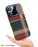 Magsafe Carbon Fiber Case for iPhone 16 pro max Race Track Red Green (2)