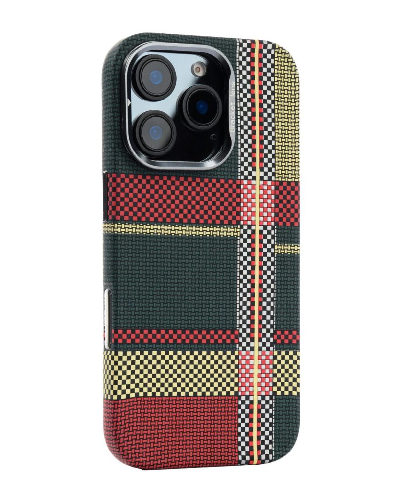 Magsafe Carbon Fiber Case for iPhone 16 pro max Race Track Red Green
