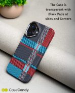 Magsafe Carbon Fiber Case for iphone 16 Race Track BlueRed (7)
