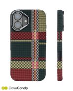 Magsafe Carbon Fiber Case for iphone 16 Race Track GreenRed (3)