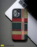 Magsafe Carbon Fiber Case for iphone 16 Race Track GreenRed (6)