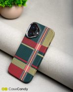 Magsafe Carbon Fiber Case for iphone 16 Race Track GreenRed (7)