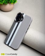 Magsafe Carbon Fiber Case for iphone 16 Race Track – Gray (7)